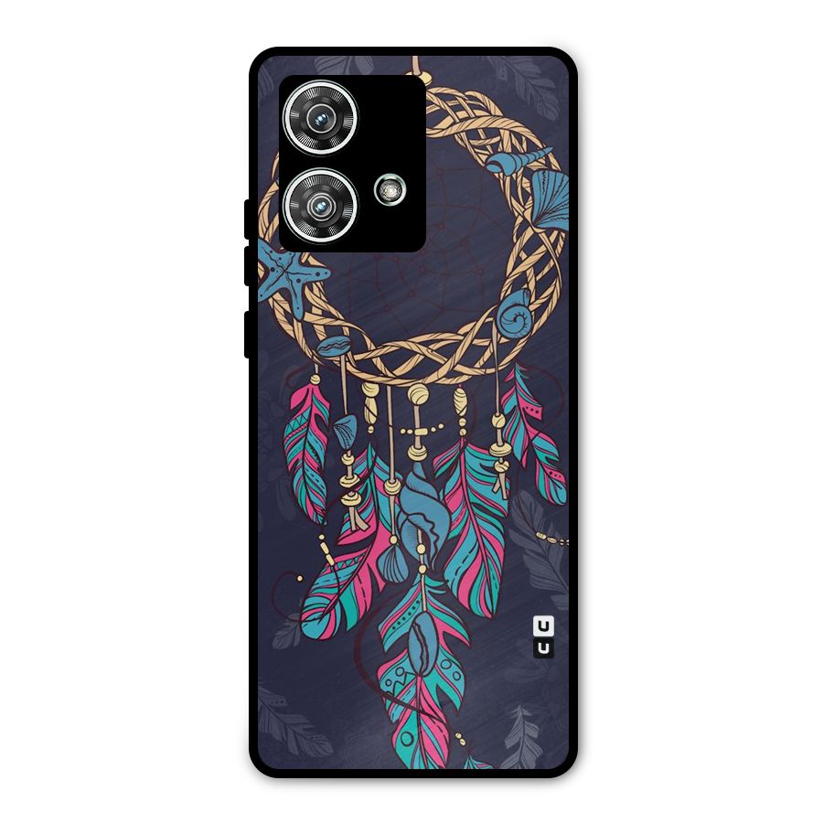 Animated Dream Catcher Metal Back Case for Motorola Edge 40 Neo