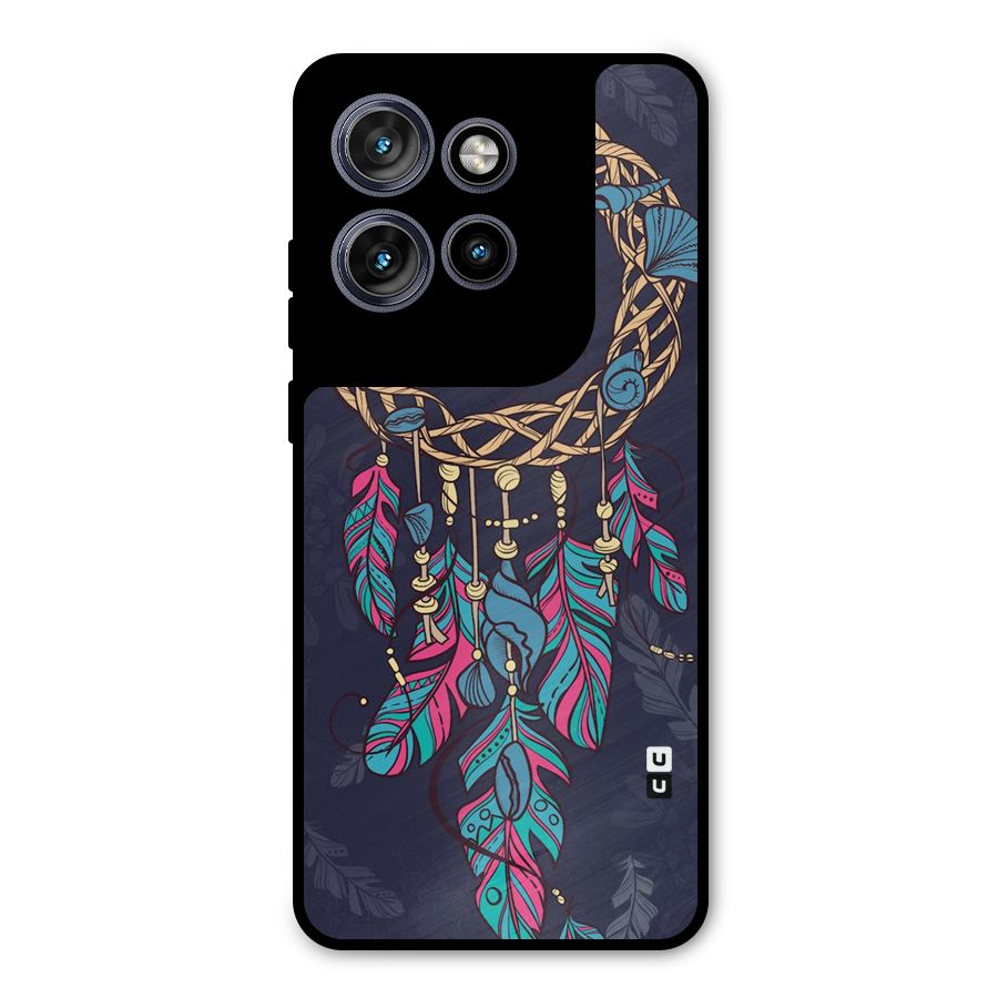 Animated Dream Catcher Metal Back Case for Motorola Edge 50 Neo