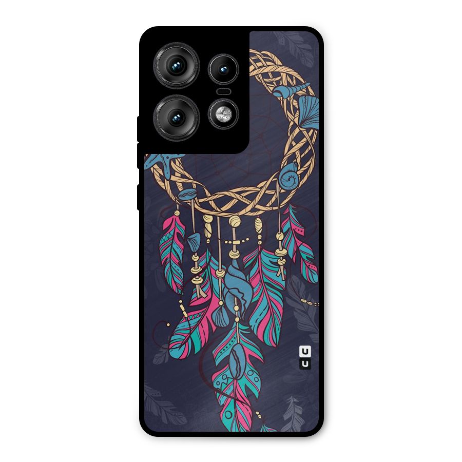 Animated Dream Catcher Metal Back Case for Motorola Edge 50 Pro