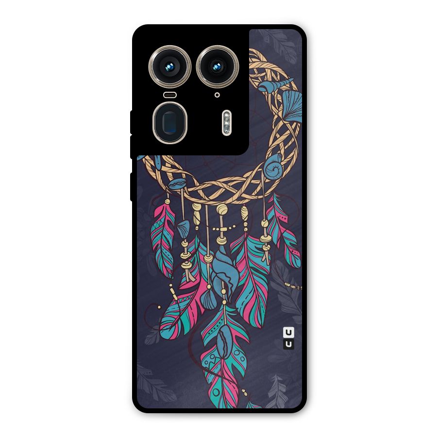 Animated Dream Catcher Metal Back Case for Motorola Edge 50 Ultra