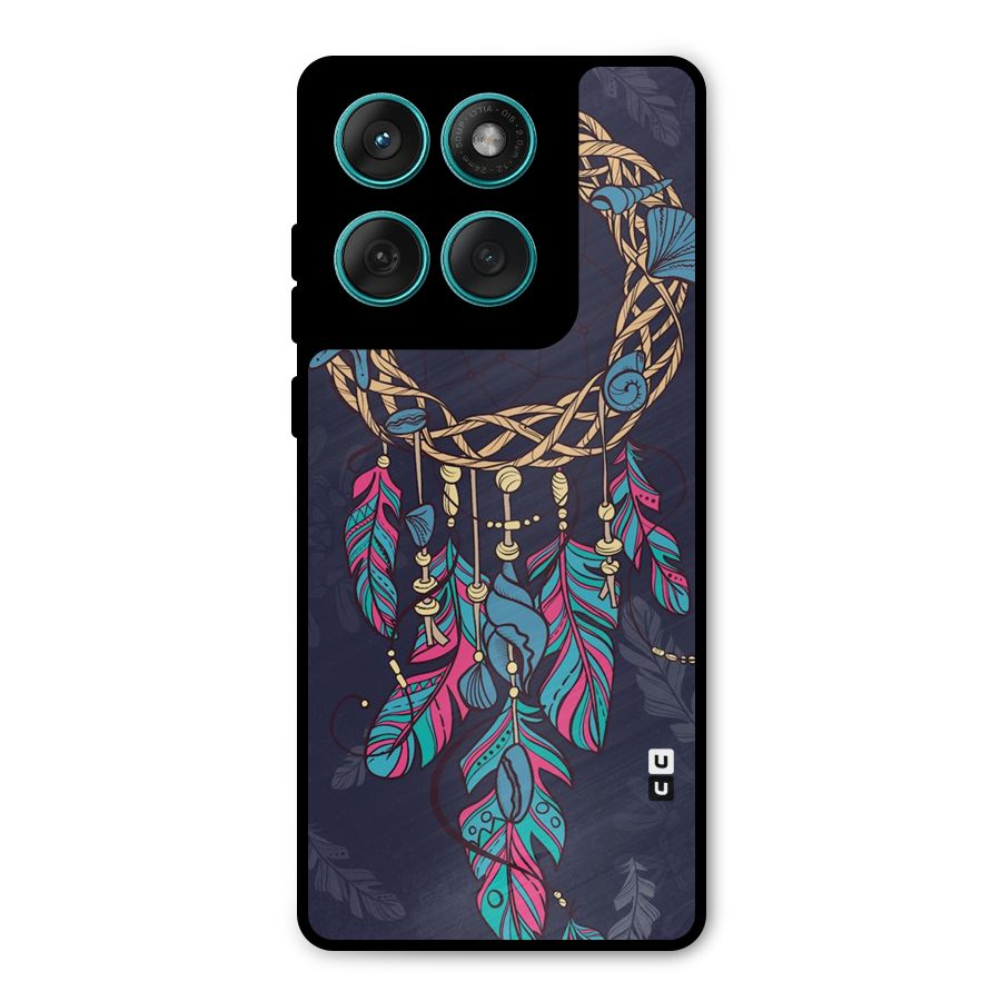Animated Dream Catcher Metal Back Case for Motorola Edge 60 Fusion