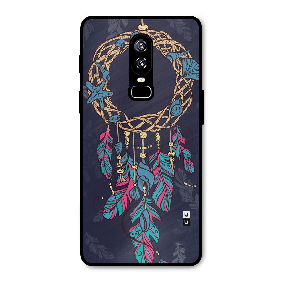 Animated Dream Catcher Metal Back Case for OnePlus 6