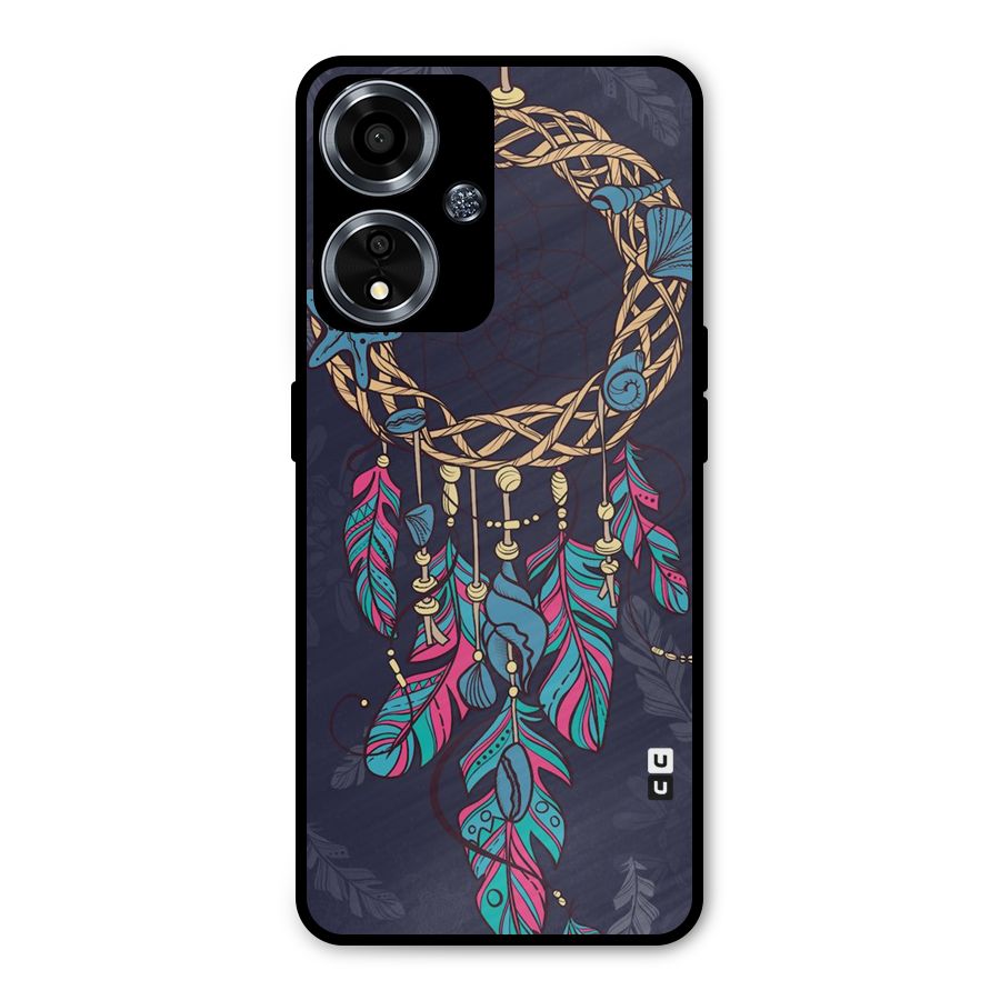 Animated Dream Catcher Metal Back Case for Oppo A59