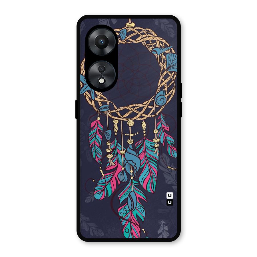 Animated Dream Catcher Metal Back Case for Oppo A78