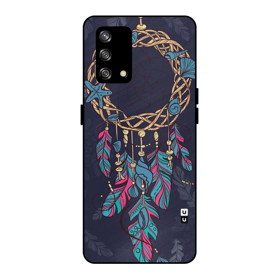 Animated Dream Catcher Metal Back Case for Oppo F19