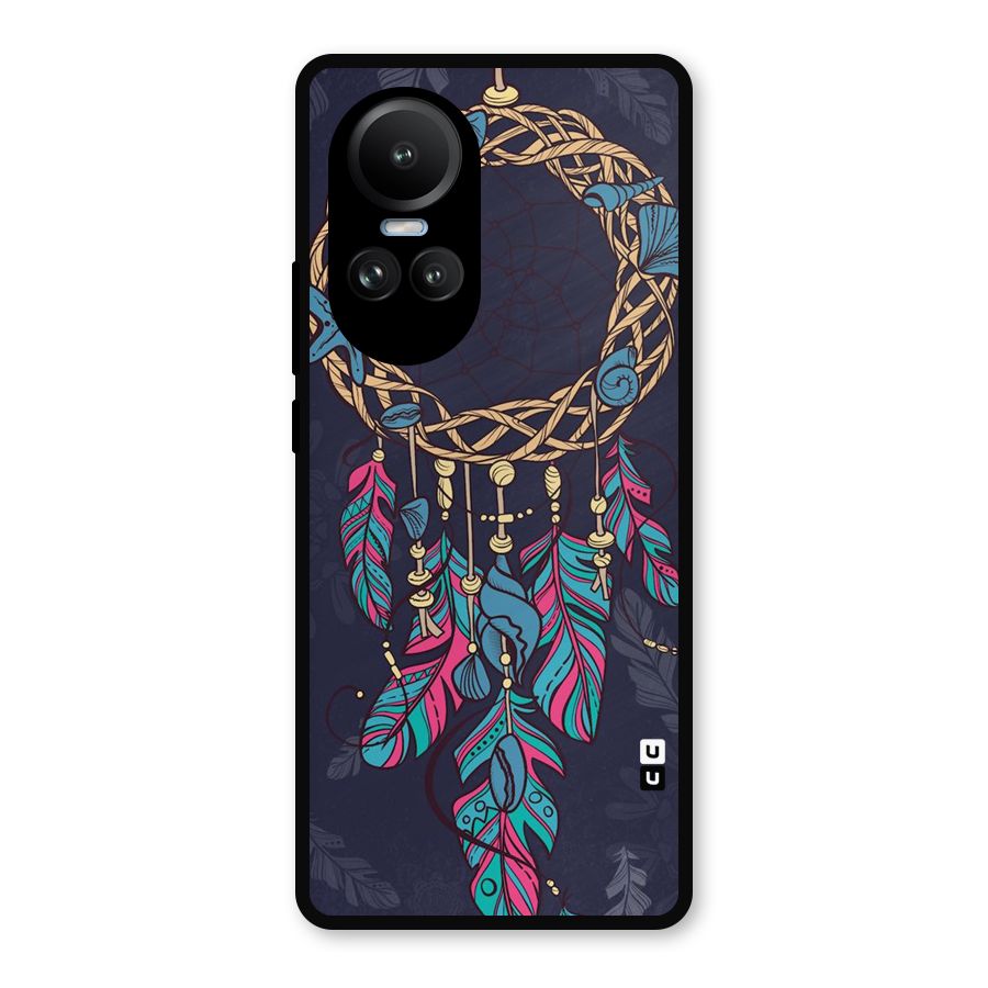 Animated Dream Catcher Metal Back Case for Oppo Reno10