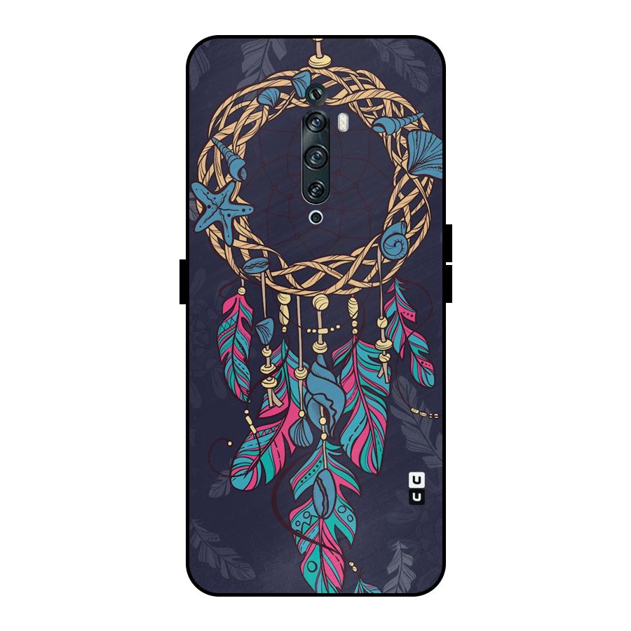 Animated Dream Catcher Metal Back Case for Oppo Reno2 Z