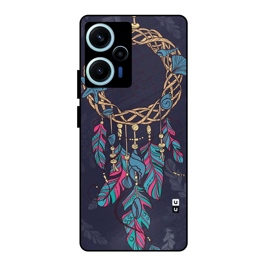 Animated Dream Catcher Metal Back Case for Poco F5
