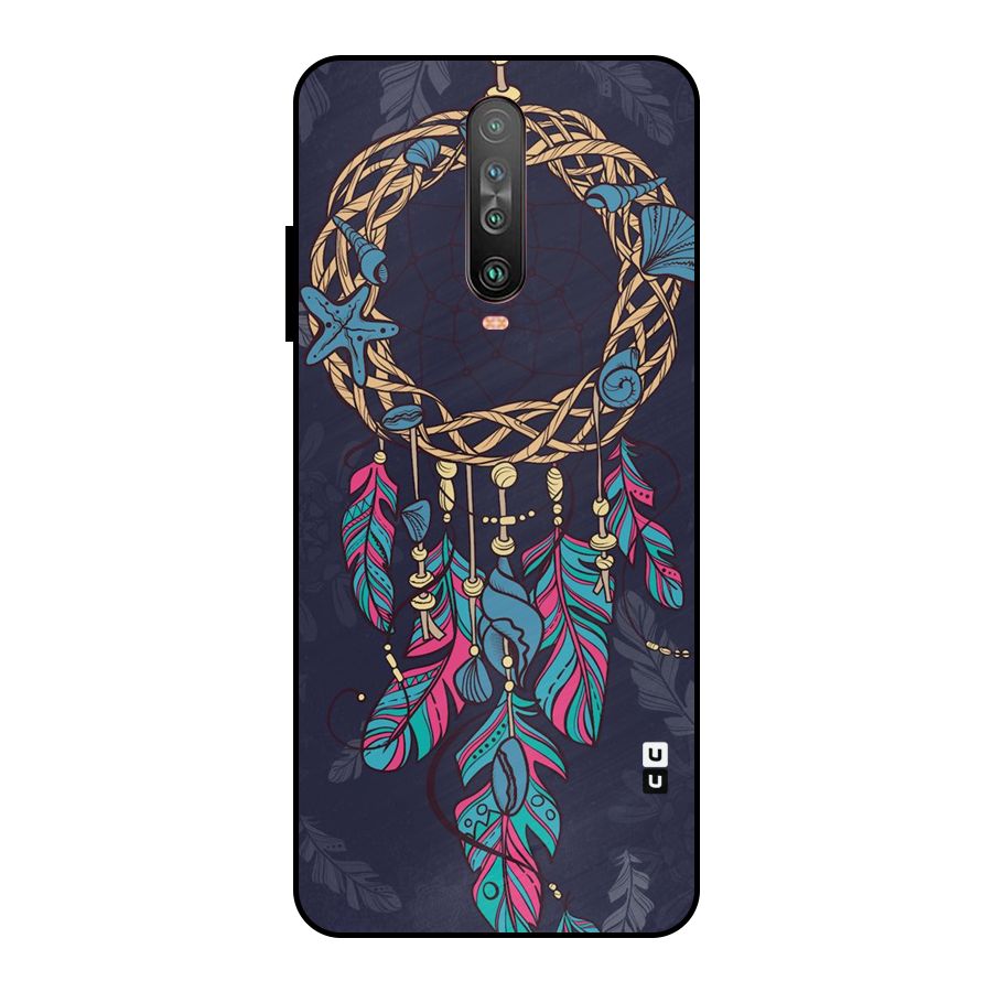 Animated Dream Catcher Metal Back Case for Poco X2