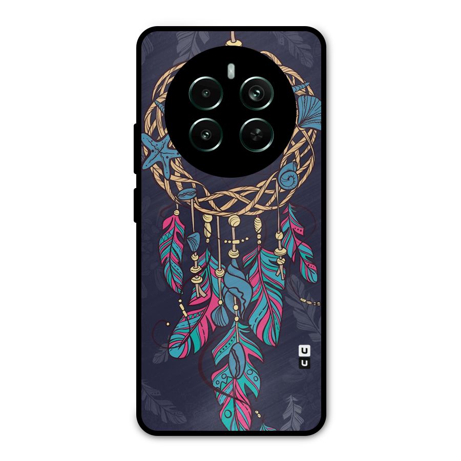 Animated Dream Catcher Metal Back Case for Realme 12 Pro Plus