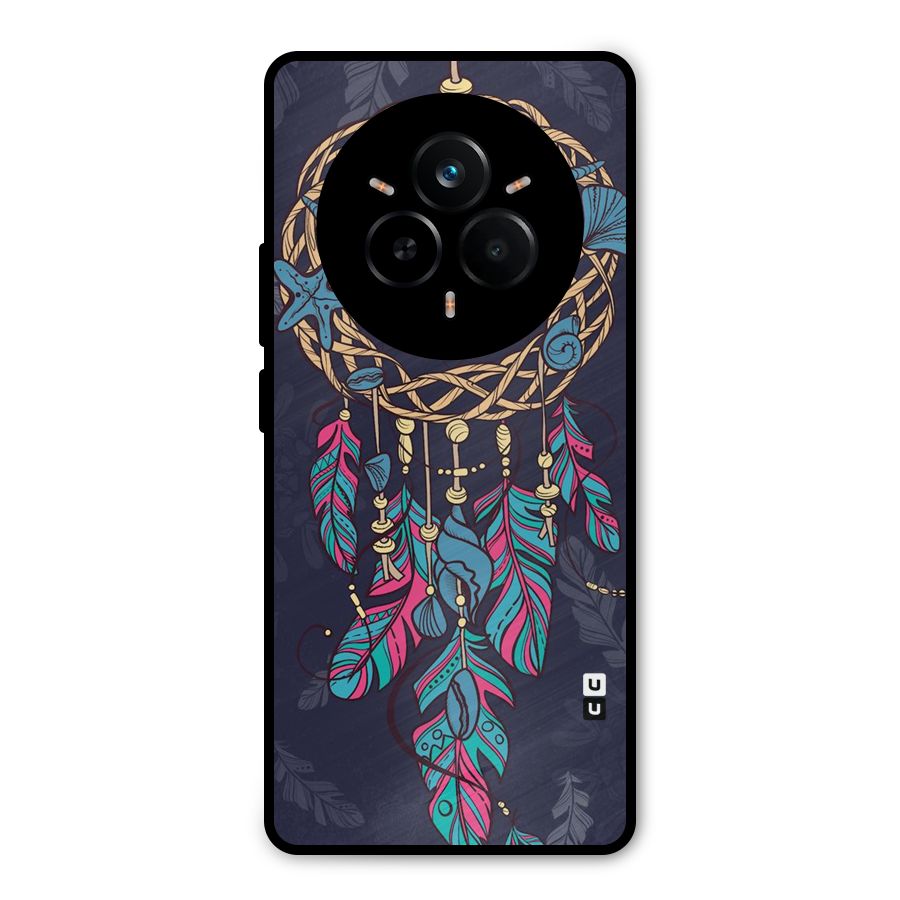 Animated Dream Catcher Metal Back Case for Realme 14 Pro