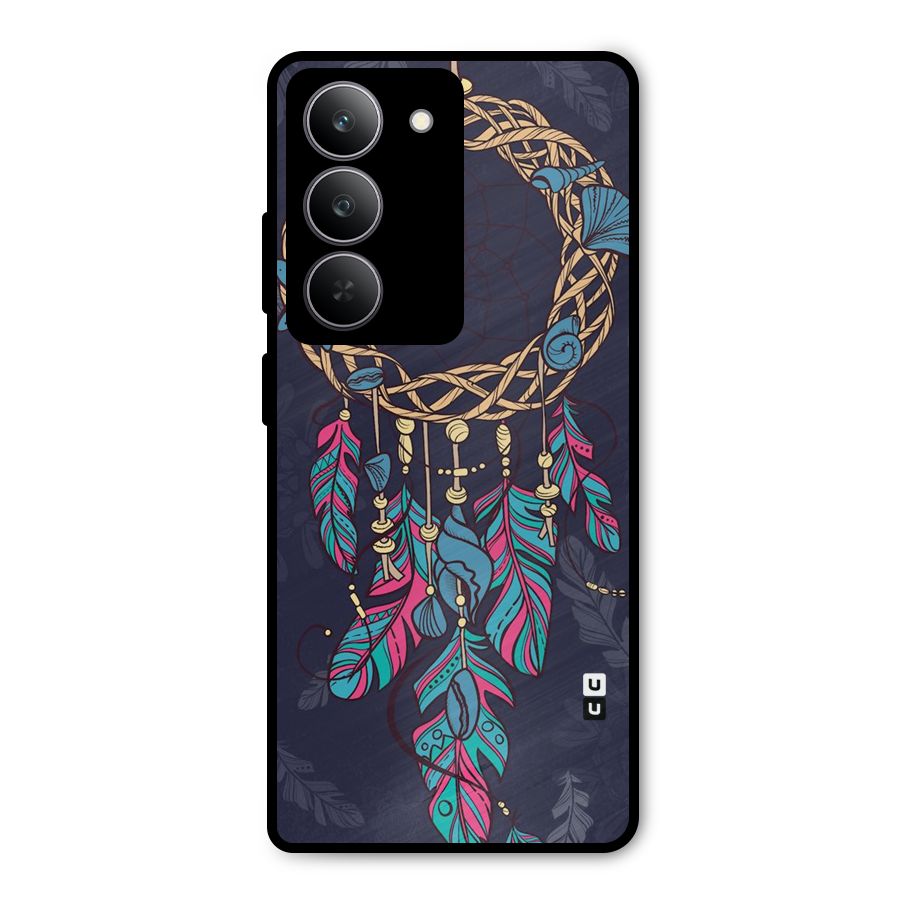 Animated Dream Catcher Metal Back Case for Realme 14x
