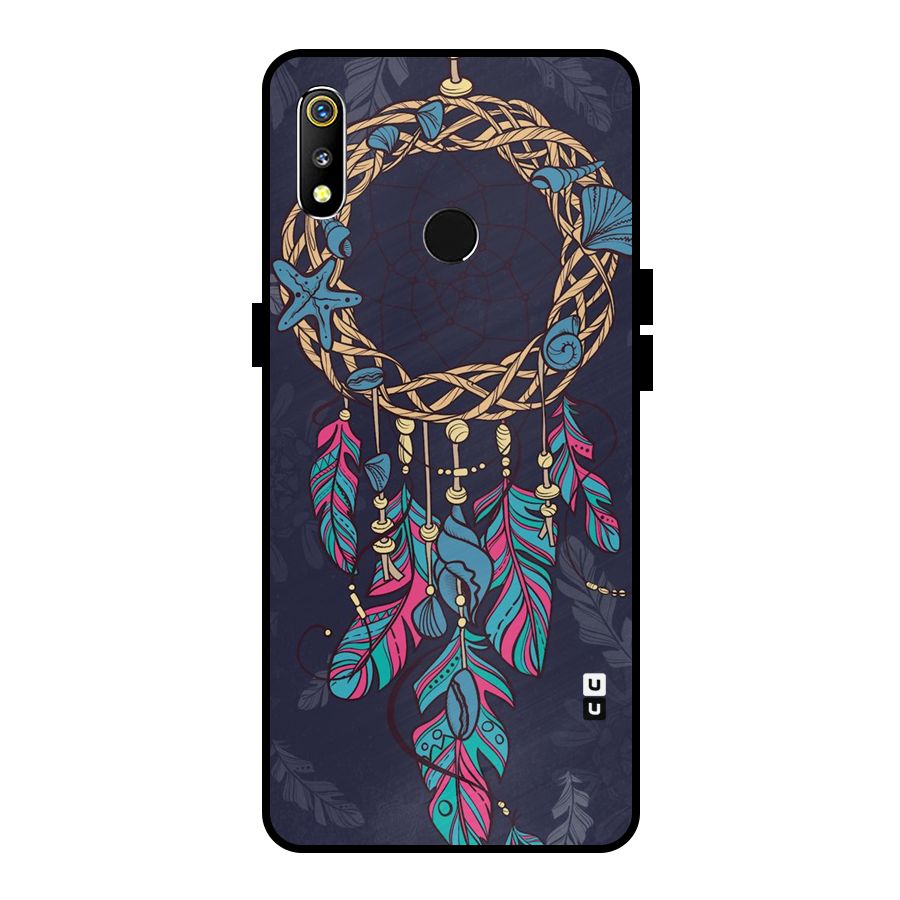 Animated Dream Catcher Metal Back Case for Realme 3