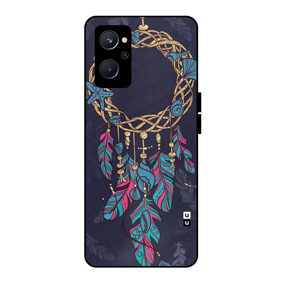 Animated Dream Catcher Metal Back Case for Realme 9i 5G