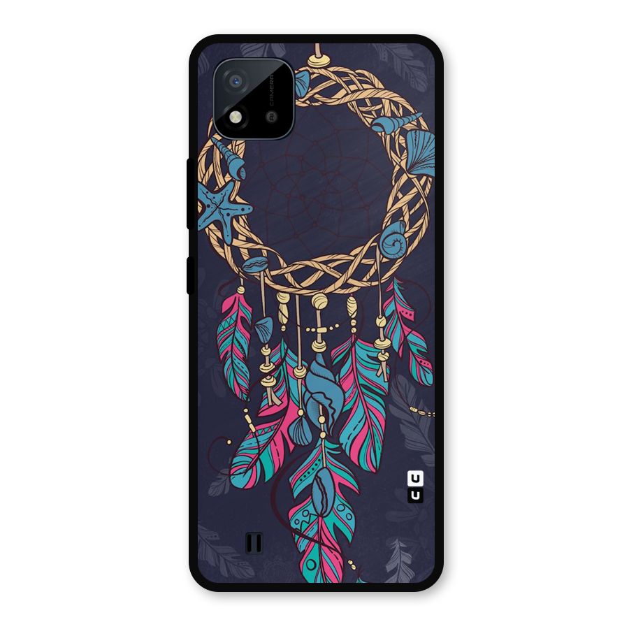 Animated Dream Catcher Metal Back Case for Realme C11 2021