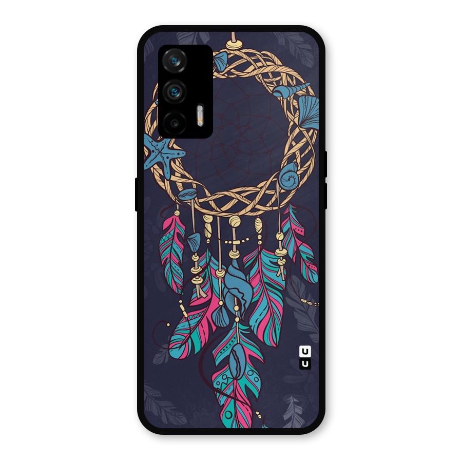 Animated Dream Catcher Metal Back Case for Realme GT 5G