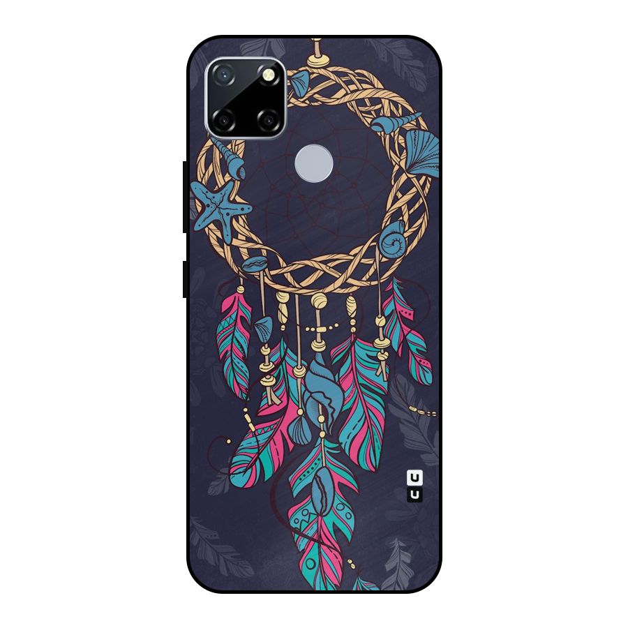 Animated Dream Catcher Metal Back Case for Realme Narzo 20