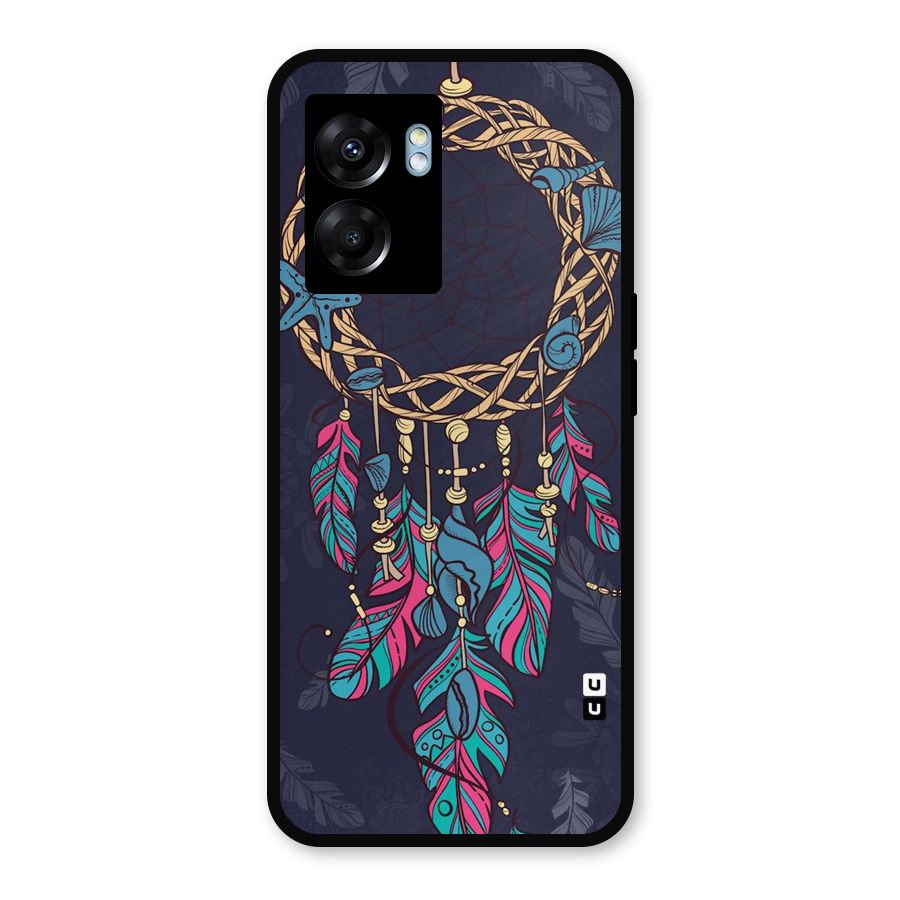 Animated Dream Catcher Metal Back Case for Realme Narzo 50 5G