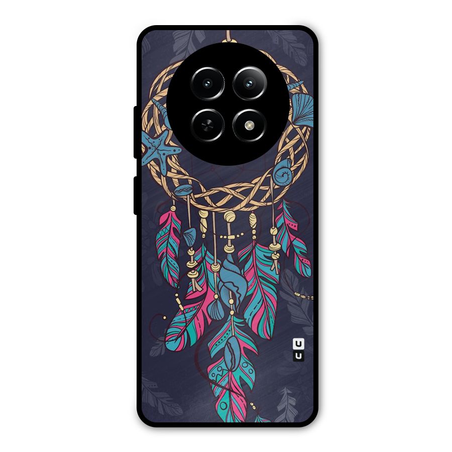 Animated Dream Catcher Metal Back Case for Realme Narzo N65