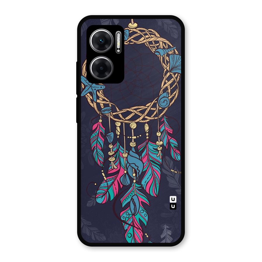 Animated Dream Catcher Metal Back Case for Redmi 11 Prime 5G