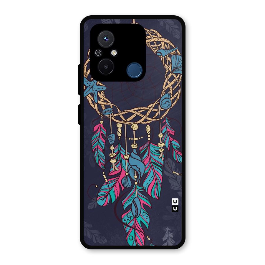 Animated Dream Catcher Metal Back Case for Redmi 12C