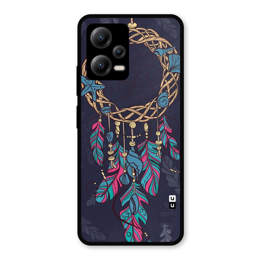 Animated Dream Catcher Metal Back Case for Redmi Note 12 5G