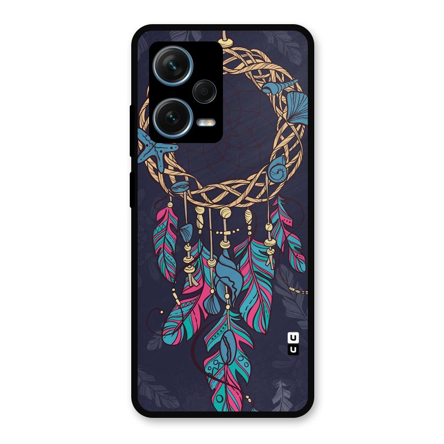Animated Dream Catcher Metal Back Case for Redmi Note 12 Pro Plus 5G