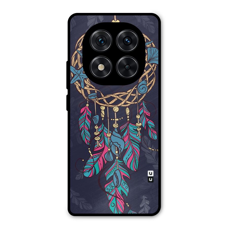 Animated Dream Catcher Metal Back Case for Redmi Note 14 Pro 5G