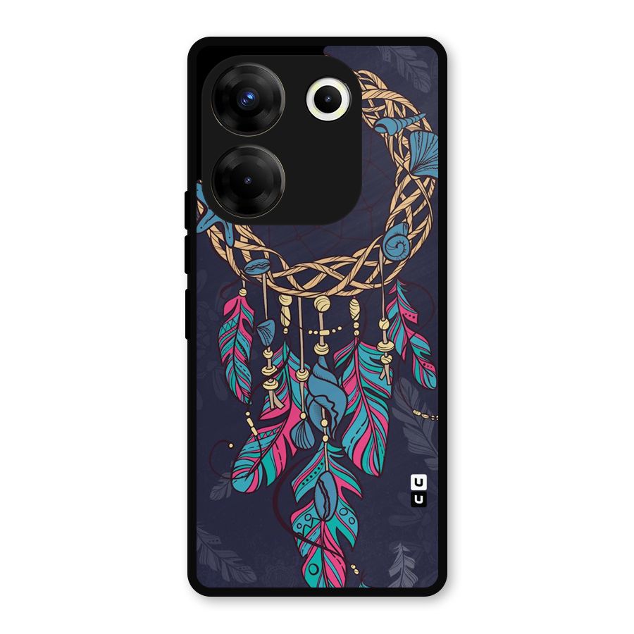 Animated Dream Catcher Metal Back Case for Tecno Camon 20