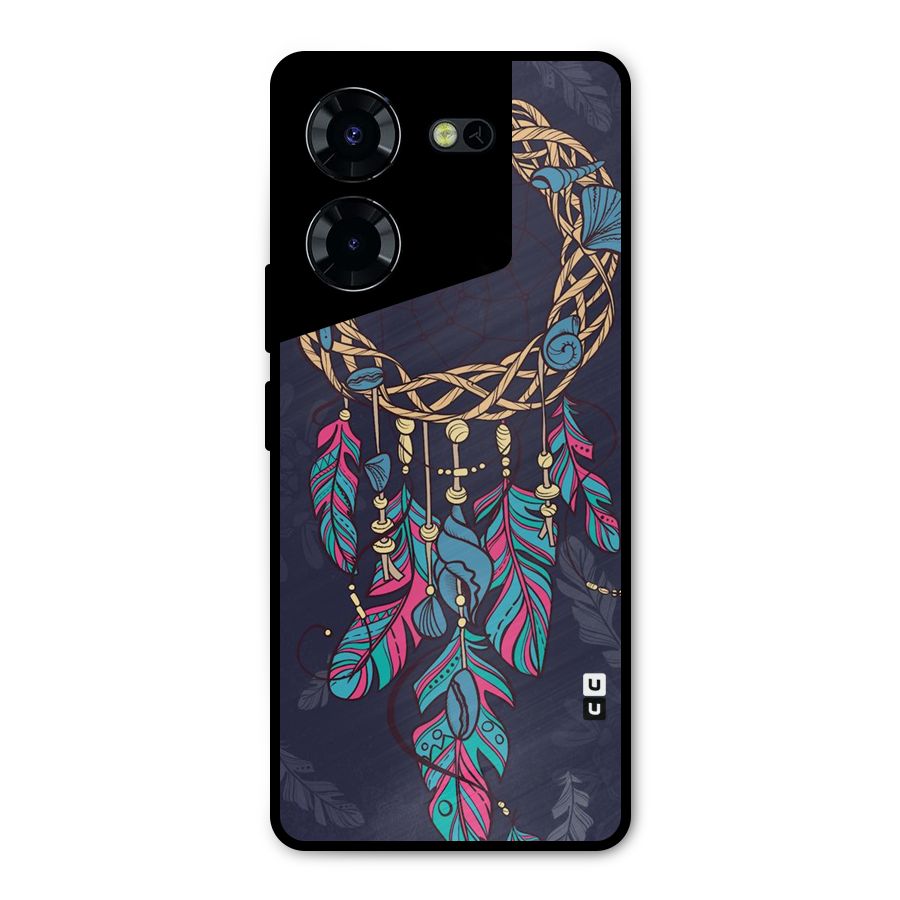 Animated Dream Catcher Metal Back Case for Tecno Pova 5 Pro 5G
