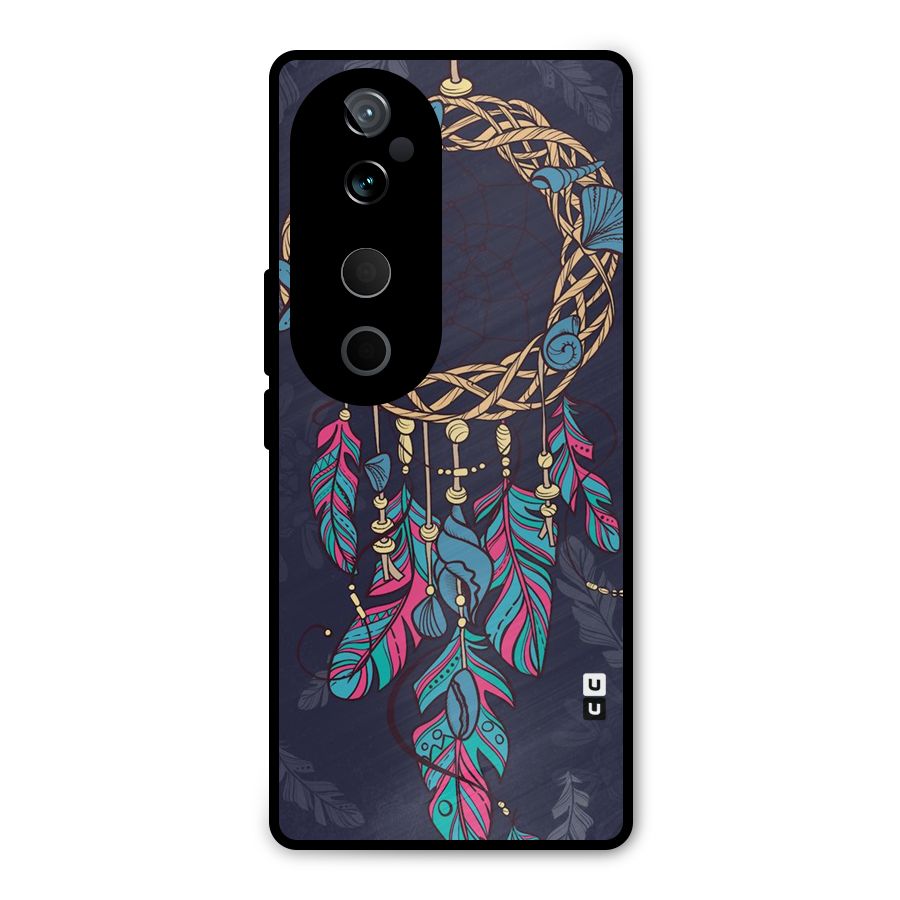 Animated Dream Catcher Metal Back Case for Vivo T3 Ultra