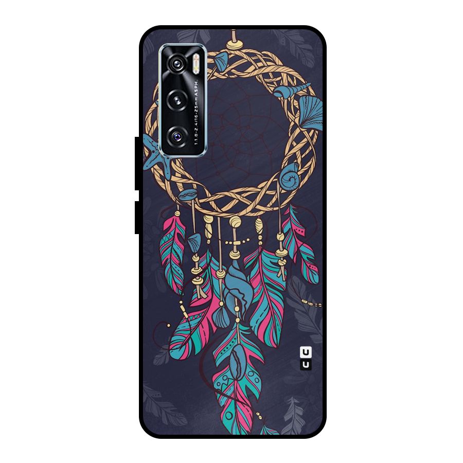 Animated Dream Catcher Metal Back Case for Vivo V20 SE