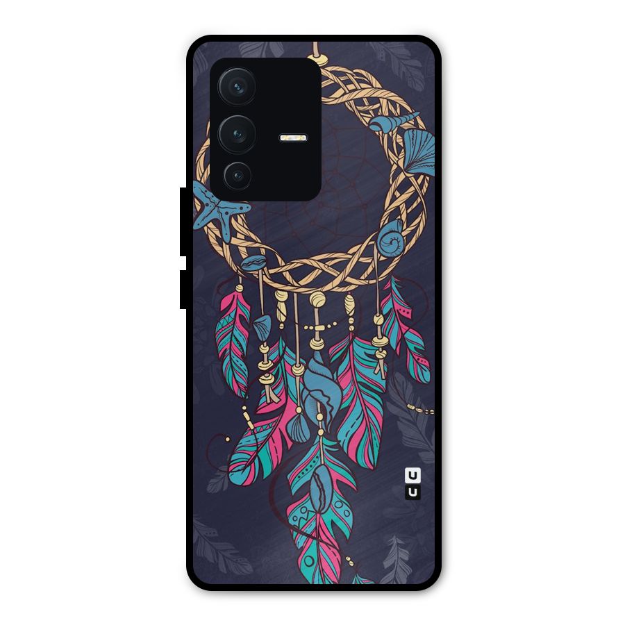 Animated Dream Catcher Metal Back Case for Vivo V23 Pro