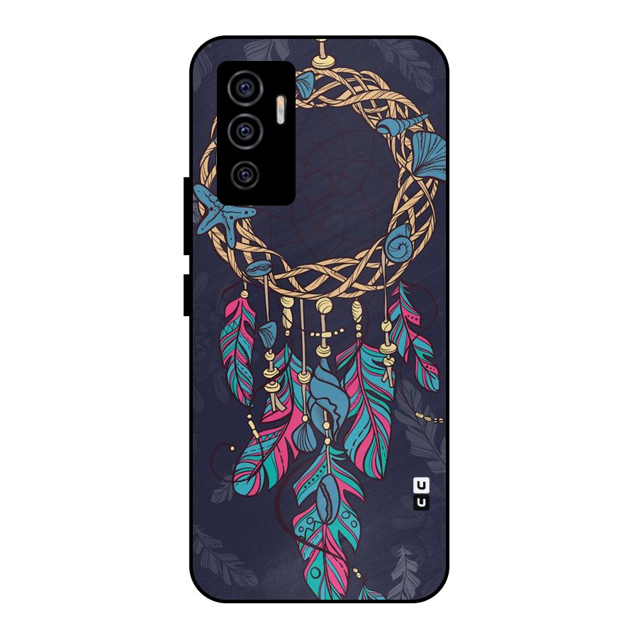 Animated Dream Catcher Metal Back Case for Vivo V23e