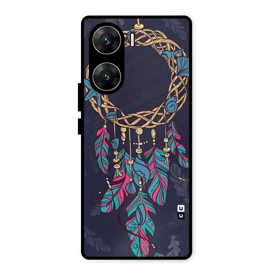 Animated Dream Catcher Metal Back Case for Vivo V29e