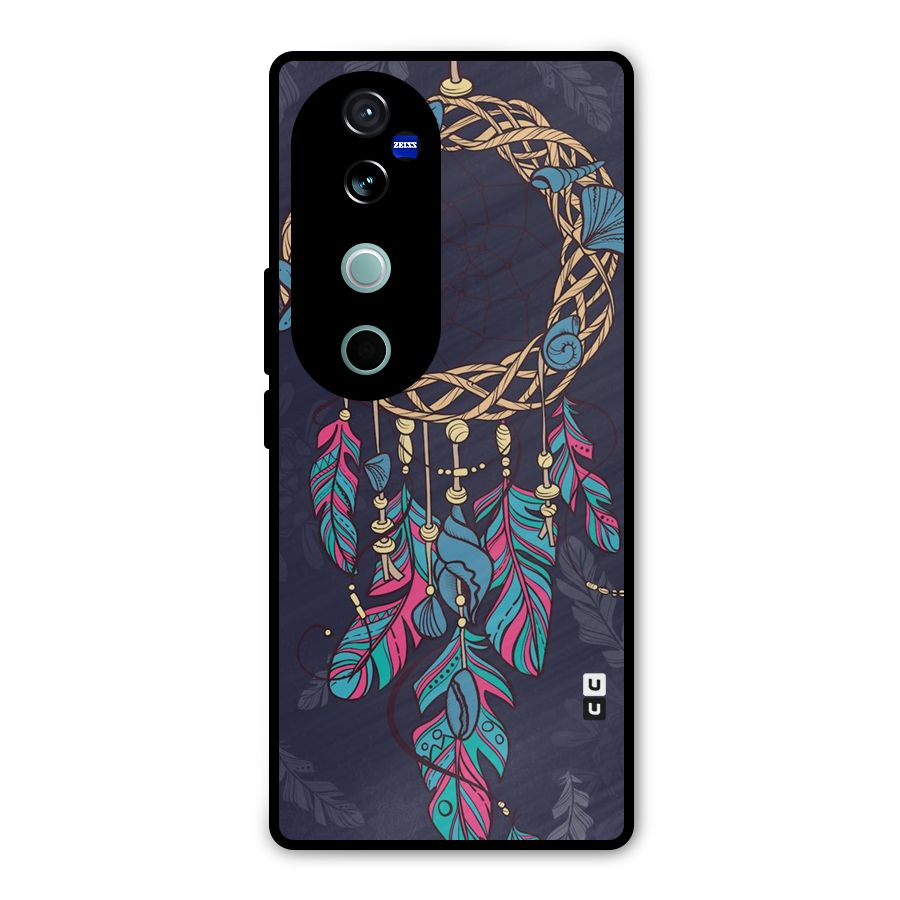 Animated Dream Catcher Metal Back Case for Vivo V40