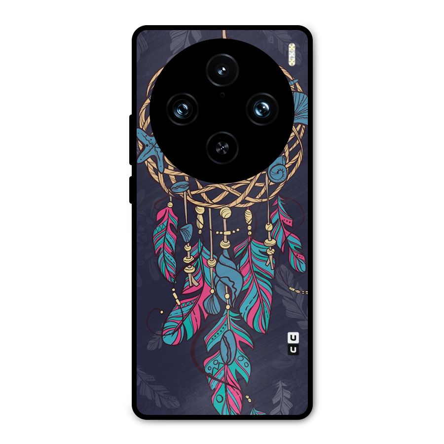 Animated Dream Catcher Metal Back Case for Vivo X100 Pro
