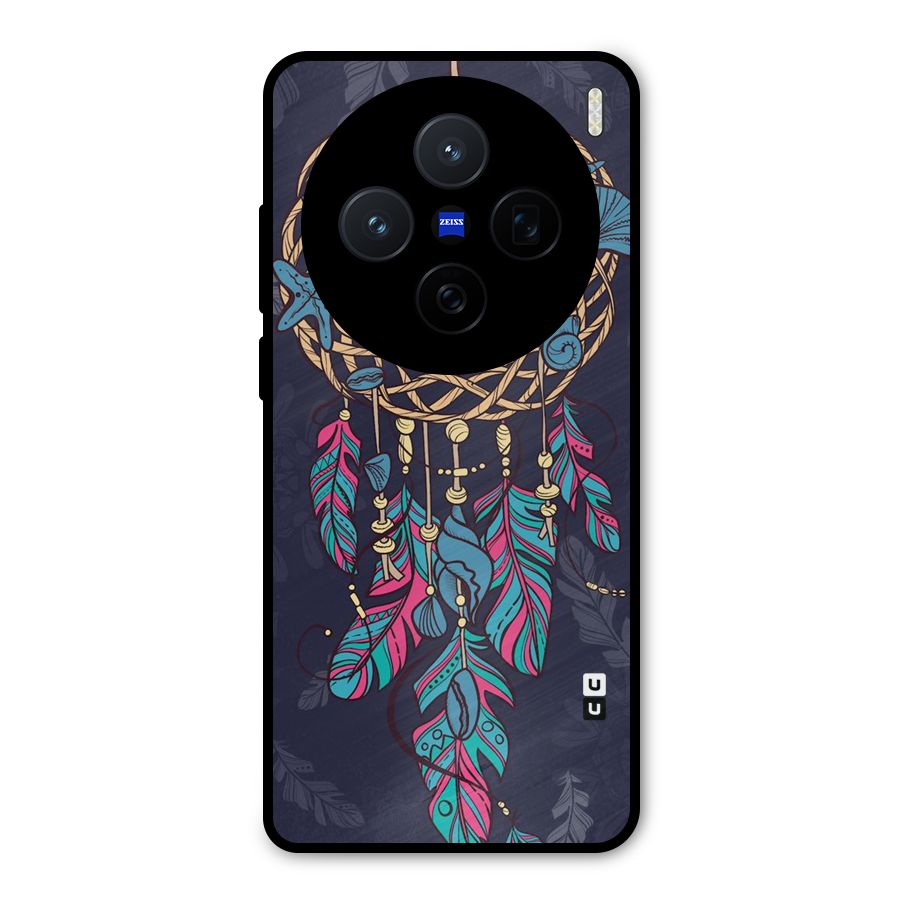 Animated Dream Catcher Metal Back Case for Vivo X200
