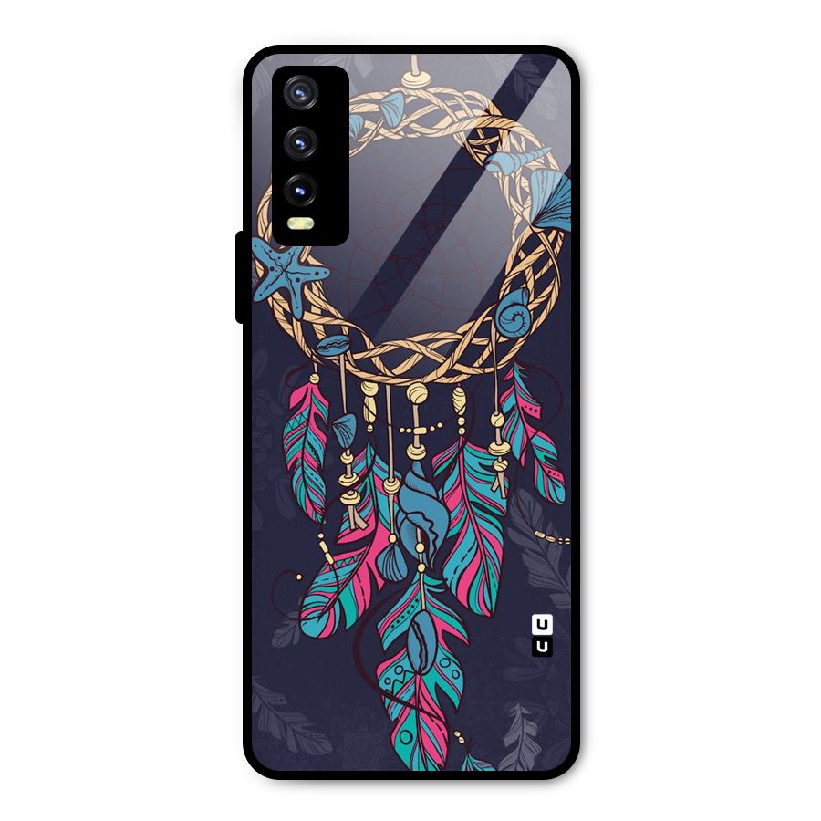 Animated Dream Catcher Metal Back Case for Vivo Y20