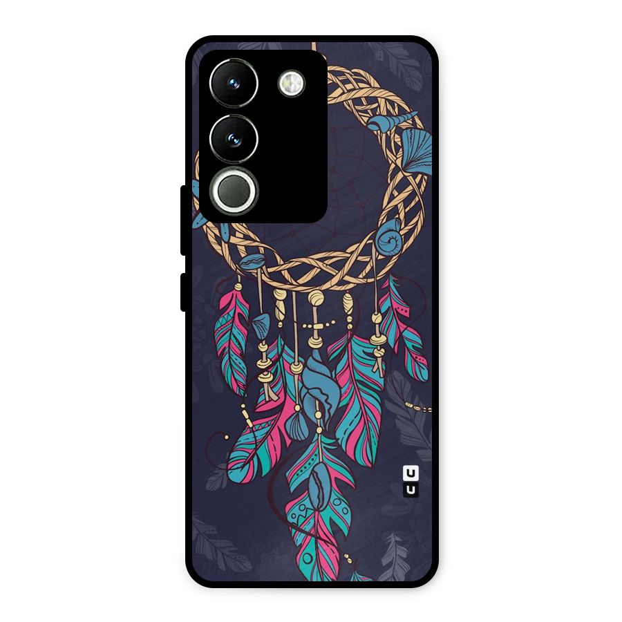 Animated Dream Catcher Metal Back Case for Vivo Y200
