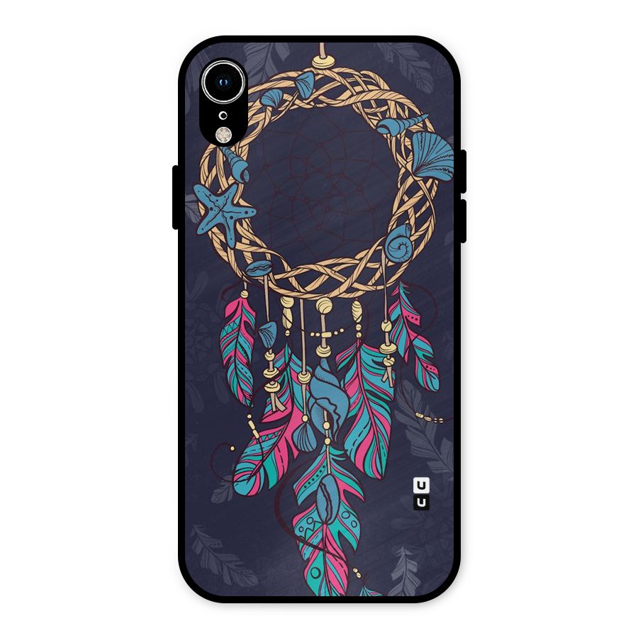 Animated Dream Catcher Metal Back Case for iPhone XR