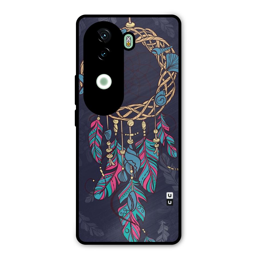 Animated Dream Catcher Metal Back Case for iQOO Z9s