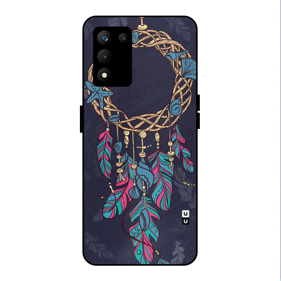 Animated Dream Catcher Metal Back Case for realme 9 5G SE