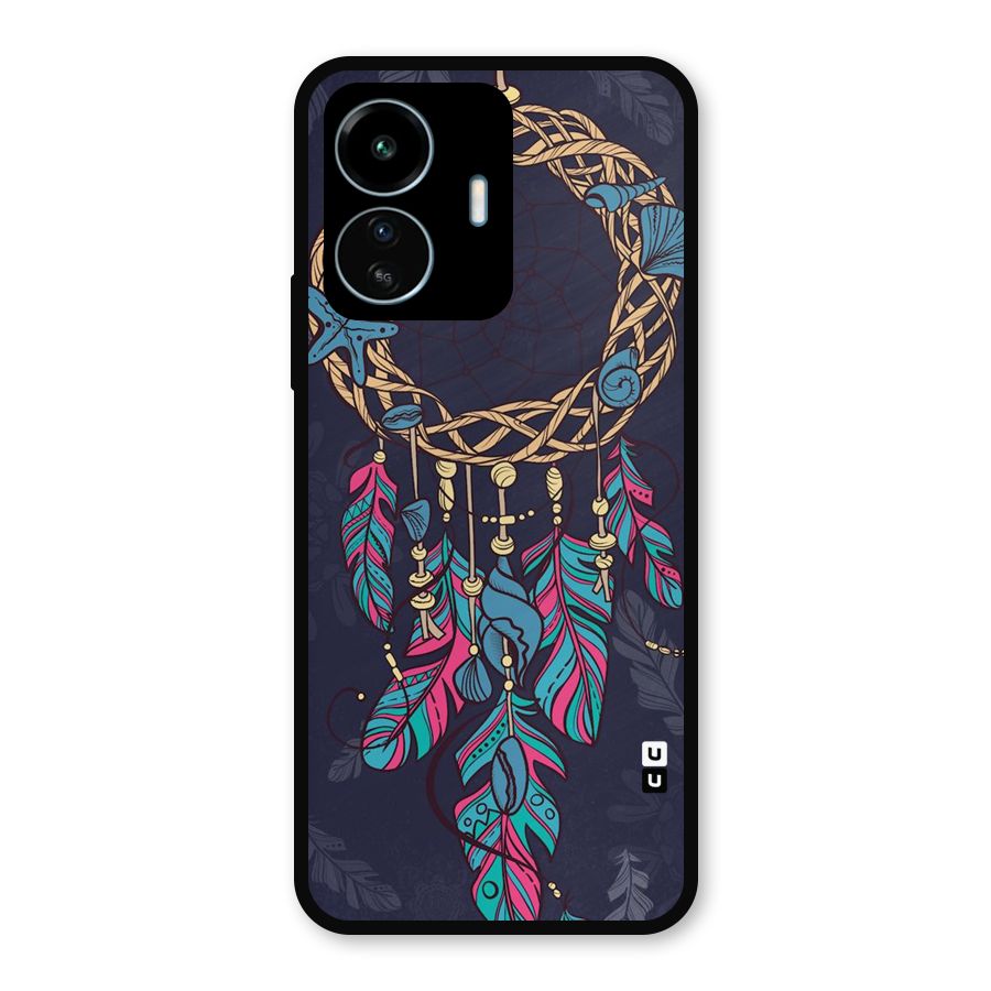 Animated Dream Catcher Metal Back Case for vivo iQOO Z6 Lite 5G