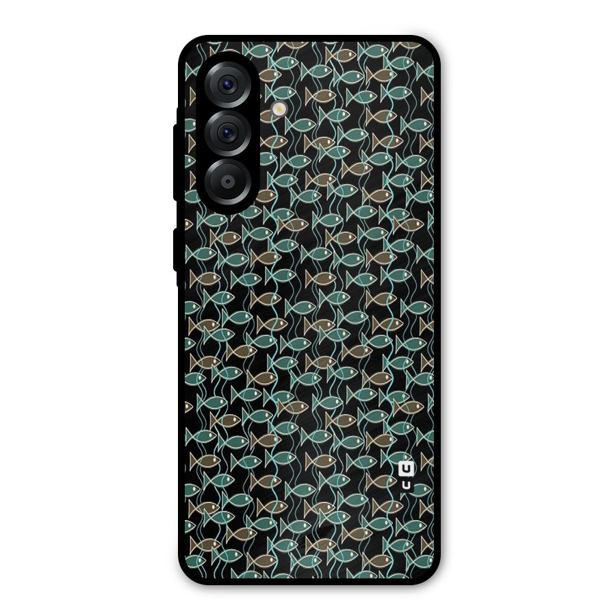 Animated Fishes Art Pattern Metal Back Case for Galaxy A56