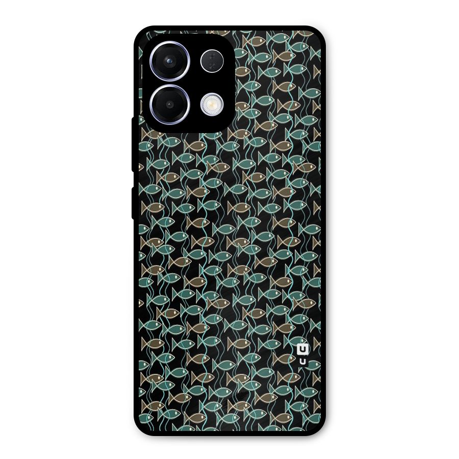 Animated Fishes Art Pattern Metal Back Case for Oppo K13