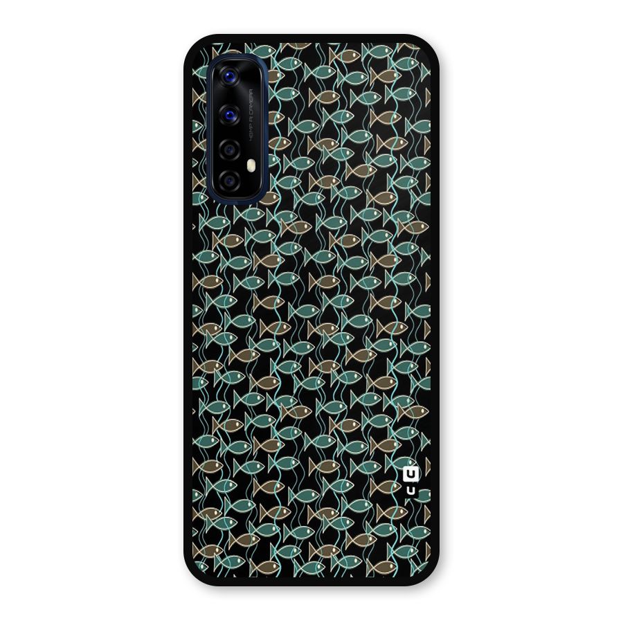 Animated Fishes Art Pattern Metal Back Case for Realme Narzo 20 Pro