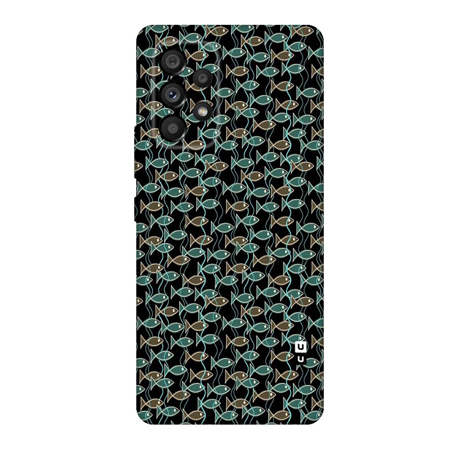 Animated Fishes Art Pattern Original Polycarbonate Back Case for Galaxy A53 5G