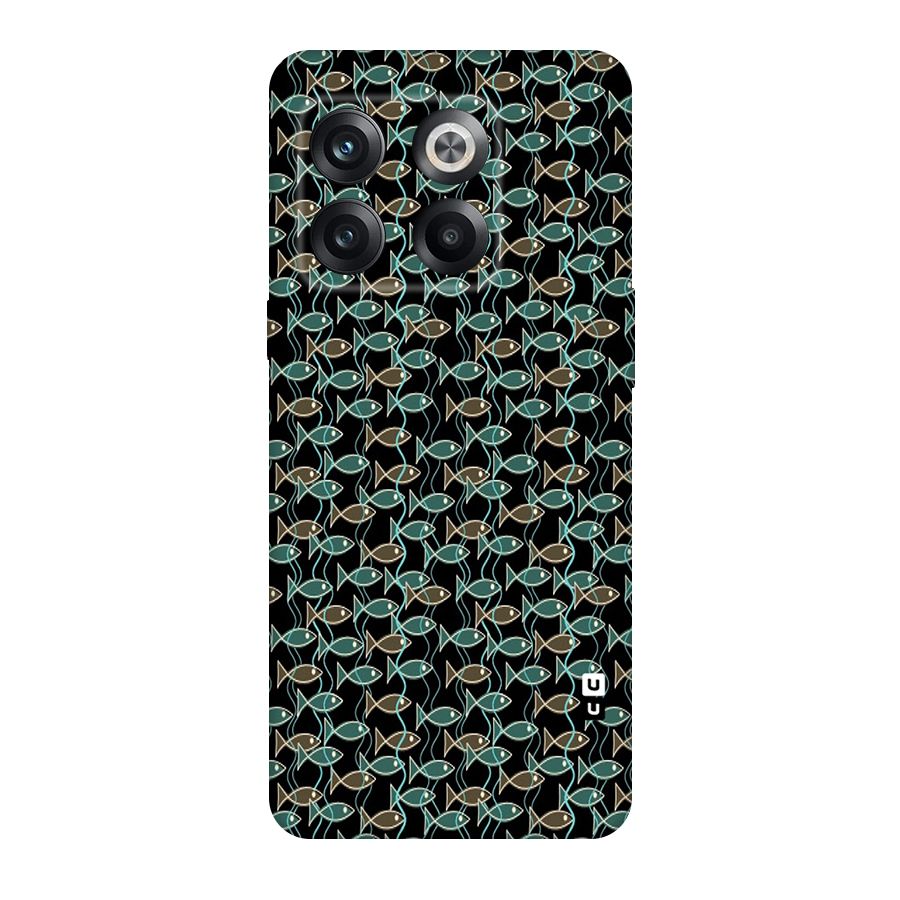 Animated Fishes Art Pattern Original Polycarbonate Back Case for OnePlus 10T
