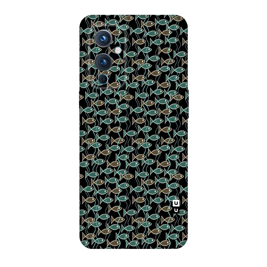 Animated Fishes Art Pattern Original Polycarbonate Back Case for OnePlus 9